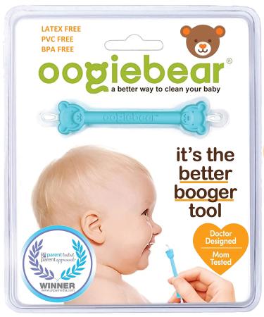 oogiebear - Nose and Ear Gadget. Safe, Easy Nasal Booger and Ear Wax Remover for Newborns, Infants and Toddlers. Dual Earwax and Snot Remover. Aspirator Alternative