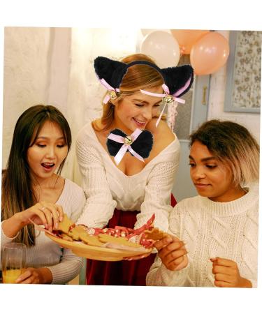 PLAFOPE 1 Set Cat Ears Headband Animals Ear Headband Animals Tail Prop Animal Cosplay Accessories Festival Tail Decor Costume Party Prop Party Decors Dress up Costume Animal Ear Hairband - Buy Online on SooperMarket.com