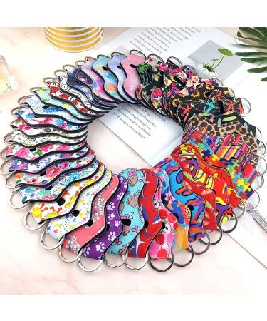 40Pcs Chapstick Holder Keychain with Metal Clip Cords - Lip Balm & Lipstick Tracker Safeguard - Buy Online on SooperMarket.com