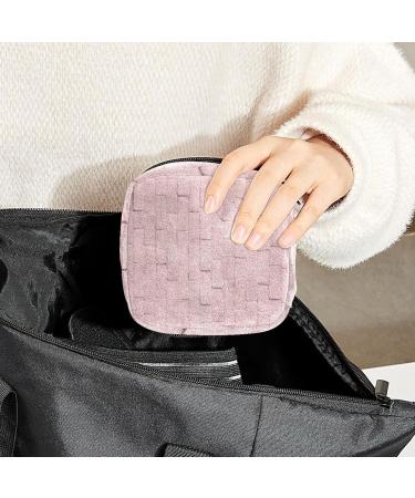 Pink Wall Background Menstrual Cup Pouch - Portable Period Bag for Women & Teen Girls - Multi-colored - Buy Online on SooperMarket.com