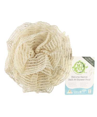 Natural Ramie Bath & Shower Pouf