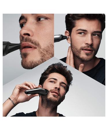 Braun Hair Clippers for Men MGK7221 - 10-in-1 Body Grooming Kit with Beard, Ear, and Nose Trimmer - Black/Silver - Buy Online on SooperMarket.com