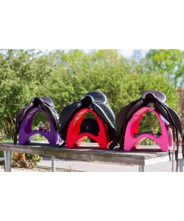 Nedlandic Saddle Carrier (Red) | Durable & Stylish Solution for Equestrian Travel - International Shipping Available - Buy Online on SooperMarket.com