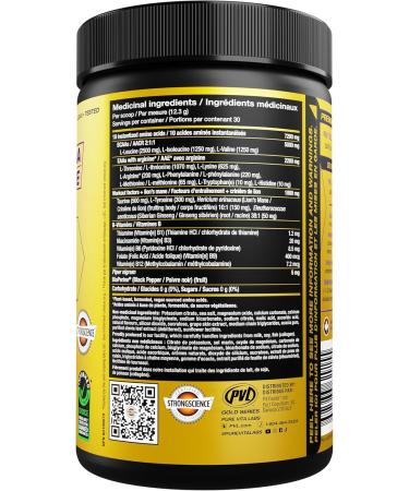 PVL EAA BCAA COMPLETE | Pre Intra or Post Workout EAA/BCAA with L-Arginine Amino Acid Supplement Keto Friendly 369 g (30 servings) Gold Medal Grape - Buy Online on SooperMarket.com