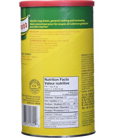 Knorr Chicken Flavored Broth Mix - 1kg Can Yellow - Buy Online on SooperMarket.com