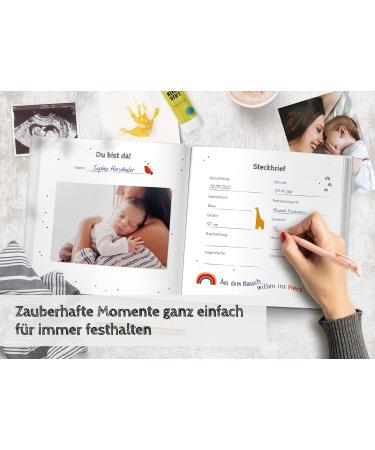 Colorful Baby Album - Our First Year Diary | Perfect Memory Book & Gift for Newborns - Buy Online on SooperMarket.com