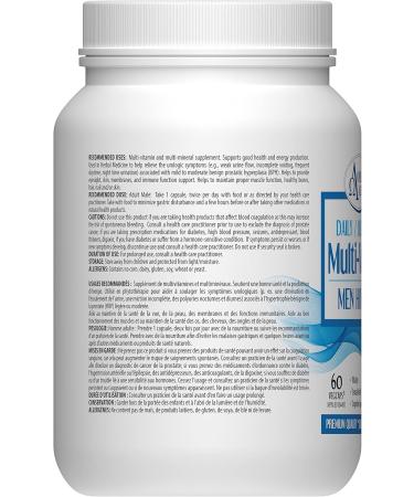 Omega Alpha Daily Multi-VitMin Men 50+ - Multi-vitamin and multi-mineral supplement-60 Caps - Buy Online on SooperMarket.com