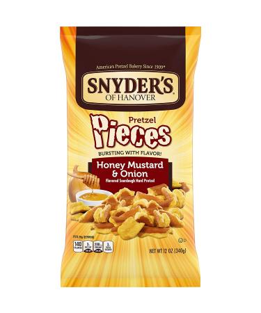 Snyder's of Hanover Pretzel Pieces Honey Mustard & Onion 12 Ounce Bag