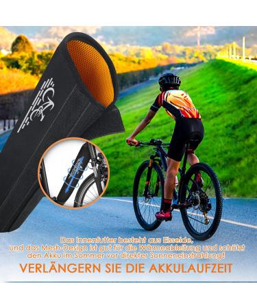Arkham Waterproof E-Bike Battery Protective Cover with Reflectors - Neoprene Accessories for 30-38cm Frame - Buy Online on SooperMarket.com