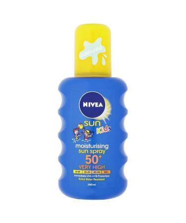 Nivea Sun Kids SPF 50+ Sun Spray 200ml - Children's Protection & Care - Buy Online on SooperMarket.com
