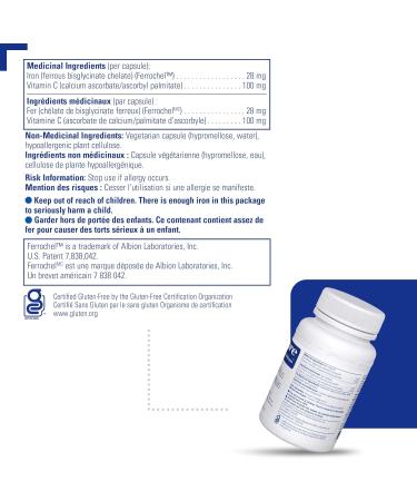 Pure Encapsulations - Iron Plus Essentials - 60 Capsules - Buy Online on SooperMarket.com