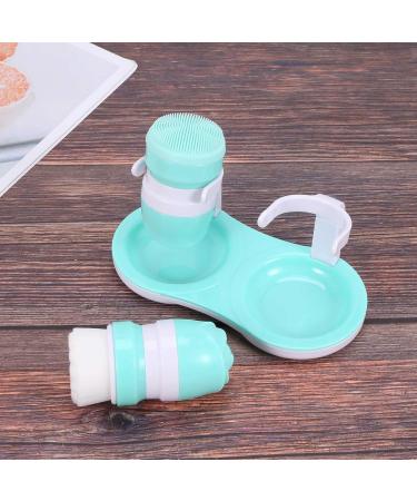 Desikixudy Manual Face Wash Artifact Brush Deep Cleansing Brush Vertical Cleansing Instrument Brush Blue - Buy Online on SooperMarket.com