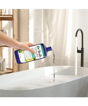 Dr Teal's Foaming Bath with Pure Epsom Salt | Glow & Hydrate Formula with Ceramides & Avocado Oil - 34 oz (Pack of 4) - International Shipping Available - Buy Online on SooperMarket.com