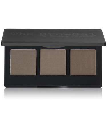 The BrowGal   2 in 1  Convertible Brow-03 Full Definition   Natural Makeup Powder  Professional Facial Beauty Cosmetic Makeup  Highlighters for Glowing Look and use as Women Gifts -2.1In  Light Hair