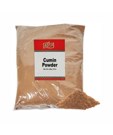 Apna Cumin Powder 4.5 kg (10 lb) Organic Ground Cumin Powder (Zeera) Quality Natural Herbs & Spices for Cooking 100% Natural Non-GMO Vegan & Gluten Free