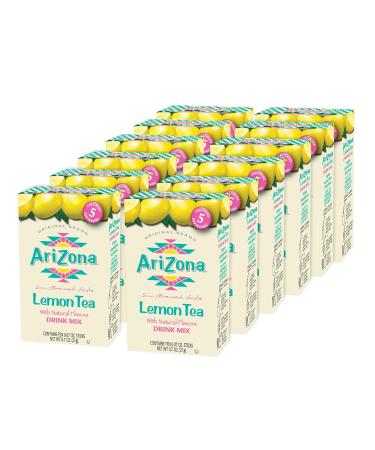 AriZona Lemon Tea - On-the-Go Powdered Drink Mix, 0.07oz 120 Count - 10ct Boxes (Pack of 12)
