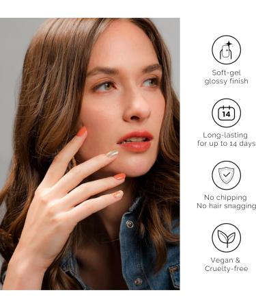 NAILOG Soft Gel Nail Strips - 34 Salon-Quality Long Lasting Stickers for Women - Buy Online on SooperMarket.com