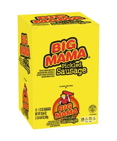 Penrose Big Mama Pickled Sausages Keto Friendly 2.4 Oz 12 Pack