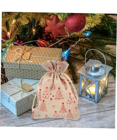 ORFOFE 24pcs Countdown Candy Bag Christmas Arrival Countdown Calendar Burlap Bag DIY Advent Calendar Linen - Buy Online on SooperMarket.com