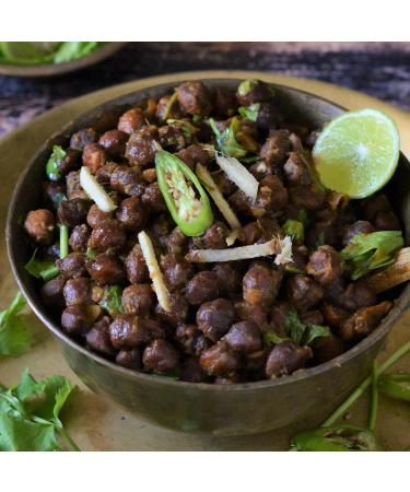 Rani Kala Chana 128oz (8lbs) | All Natural, Gluten Friendly & Non-GMO | Vegan & Kosher | Indian Origin 3.63kg Bulk Chickpeas Pack - Buy Online on SooperMarket.com