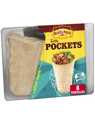 Old El Paso Tortilla Pockets, 8 Pockets, 8.4 oz.