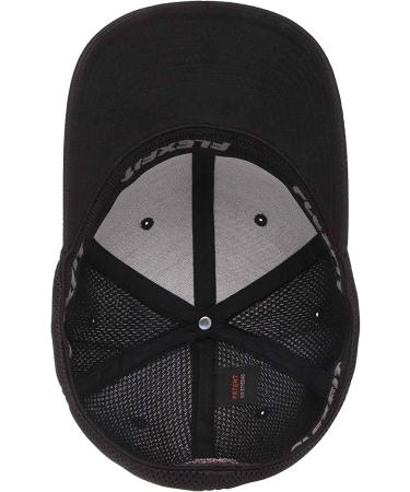 Flexfit Ultrafibre Airmesh Fitted Cap L-XL Black | Breathable Headwear - Buy Online on SooperMarket.com