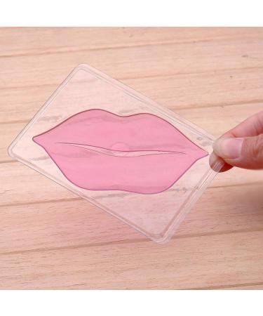 DeliSoul Pink Crystal Lip Masks - 20 Piece Collagen Lip Pads for Hydrating, Plumping, and Anti-Aging - Buy Online on SooperMarket.com