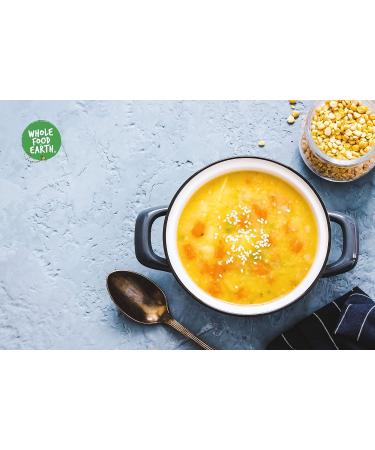 Wholefood Earth Organic Yellow Split Peas 2kg - GMO Free, Vegan, High Fibre & Protein | Certified Organic - Buy Online on SooperMarket.com