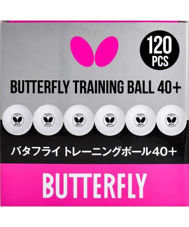 6 or 120 White Butterfly 40+ Training Balls - Ideal for Multiball Practice and Comparable to Three-Star Ball - Get Yours Now! - Buy Online on SooperMarket.com