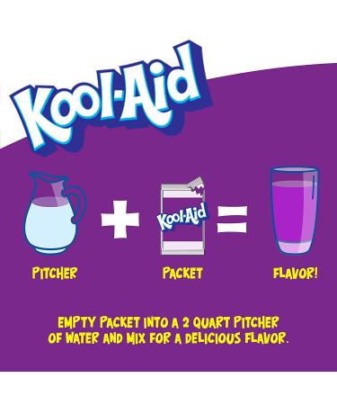 Kool-Aid Unsweetened Caffeine Free Grape Zero Calories Powdered Drink Mix - 1 Pitcher Packet - Buy Online on SooperMarket.com