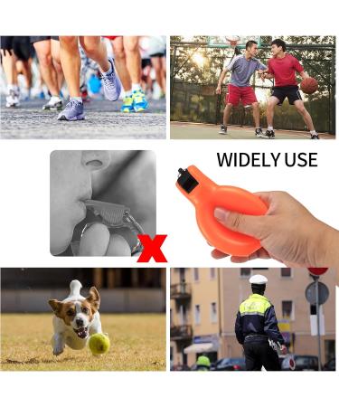 Zhujiehigh 2-Piece Hygienic Hand Whistle Set - Sports Referee Dog Training & Coaching Accessories | Trill Whistles for Coaches & Teachers - Buy Online on SooperMarket.com