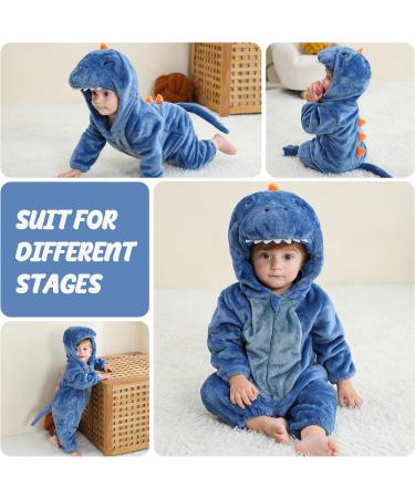 COOKY.D Winter Hooded Romper Jumpsuit - Unisex, Blue (6-12 Months) - Buy Online on SooperMarket.com