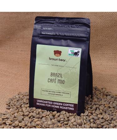 Green Coffee Beans 227g - Raw Unroasted Beans for Home Roasters - Brazil Cafe Mio - Arabica Catucai Amarelo - Buy Online on SooperMarket.com
