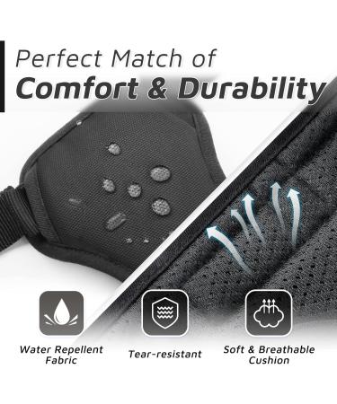 Eagloo Large Dog Harness - Adjustable No-Pull Chest Harness with Reflective Strips for Labrador - Anti-Train Control Black (1 Pack) - Buy Online on SooperMarket.com