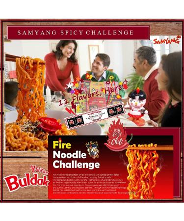Samyang Spicy Hot Chicken 11 Flavors Combo - Bulk Pack of 11 Ramen Noodles - Buy Online on SooperMarket.com