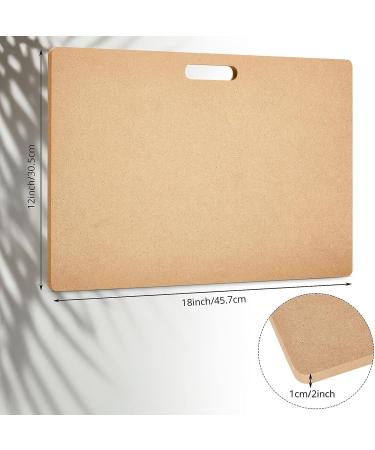 Portable Clay Wedging Board with Handle - 12x18 Inch - Ideal for Clay Crafts and Arts - Buy Online on SooperMarket.com