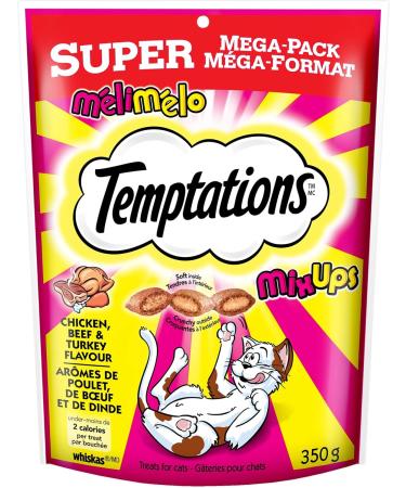 TEMPTATIONS Mix-Ups Cat Treats Beef Chicken Turkey + TEMPTATIONS Adult Cat Treats Seafood Medley Flavour (700g Bundle) Cat Treats + Cat Treats Seafood - Buy Online on SooperMarket.com