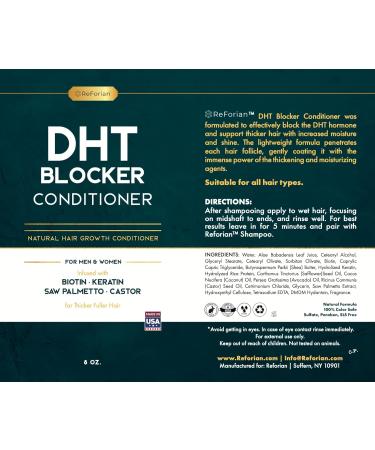 DHT Blocker Shampoo & Conditioner for Hair Growth - Natural Biotin Formula for Men & Women - Boost Hair Growth & Prevent Hair Loss - Buy Online on SooperMarket.com