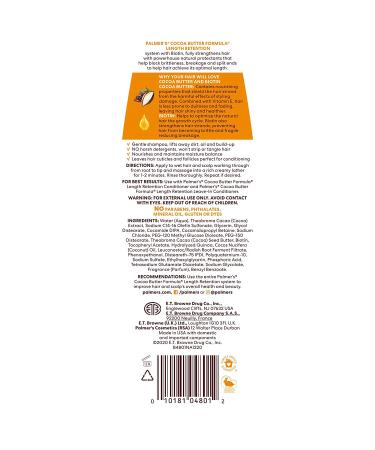 Palmer's Cocoa Butter Vitamin E Length Retention Shampoo 13.5 oz - Nourishing Hair Care - Buy Online on SooperMarket.com