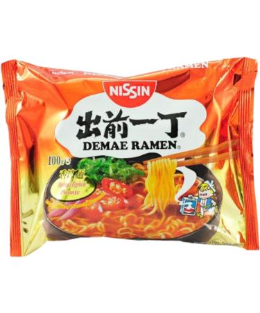 Nissin Demae Ramen 100G Assorted Flavours - Pack of 10 (Beef Chicken Sesame Tonkotsu and Spicy - 2 packs each flavour) - Buy Online on SooperMarket.com