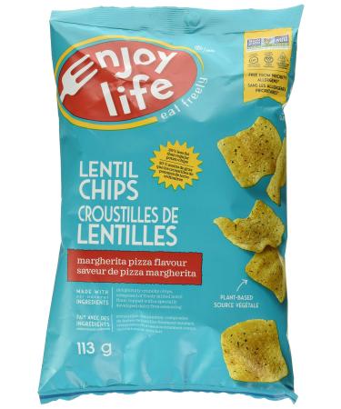 Enjoy Life Foods Light & Airy Lentil Chips Margherita Pizza Flavor 4 oz (113 g)