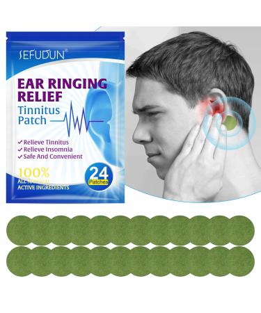 Tinnitus Relief Patches, Tinnitus Relief for Ringing Ears, Natural Herbal Formula Relieves Earaches, Improves Hearing & Boost Blood Circulation,Tinnitus Treatment for a Peaceful Sleep