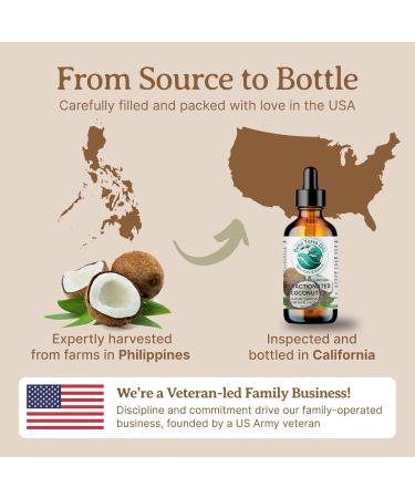 Bella Terra Oils - Organic Fractionated Coconut Oil 2 oz | Pure MCT Oil for Silky Skin | Ideal for Skincare & Haircare - Buy Online on SooperMarket.com