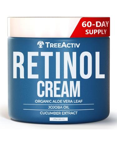 TreeActiv Crepey Skin Repair Treatment with Retinol for Face & Body | Anti-Wrinkle Serum - Buy Online on SooperMarket.com