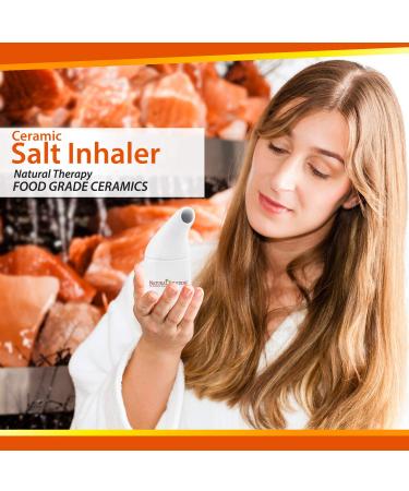 Buy Himalayan Pink Salt Ceramic Inhaler | Natural Rose Facial Tissue - 1.9 Lbs for Healthy Breathing - Buy Online on SooperMarket.com