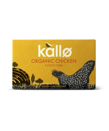 Kallo Organic Chicken Stock Cubes 88 g Chicken 88 g (Pack of 1)