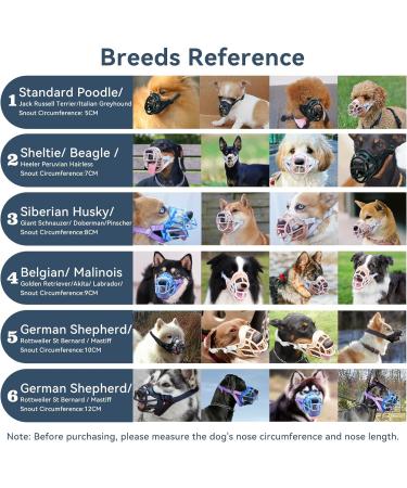 Premium Silicone Dog Muzzle - Basket Style for Medium & Large Dogs | Anti-Bark Solution | International Shipping - Buy Online on SooperMarket.com