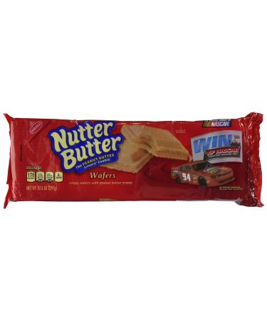 NUTTER BUTTER COOKIE PATTIES PEANUT BUTTER CREME WAFERS 10.5 OZ