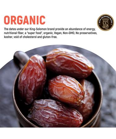 King Solomon 100% Organic Premium Medjoul Dates 2.2lbs - Highest Quality Medjool Dates - Buy Online on SooperMarket.com