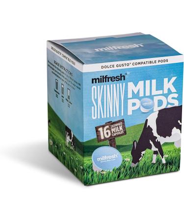 Milfresh Skinny Milk Pods - Dolce Gusto Compatible 48 Skimmed Milk Pods - Buy Online on SooperMarket.com